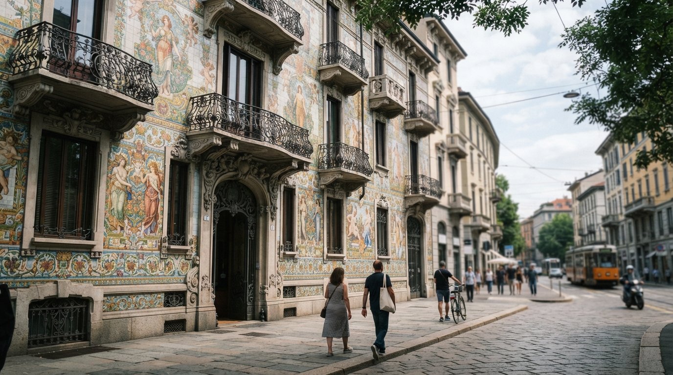 Porta Venezia, Milan: rainbow stripes, Liberty facades and the city’s most open table