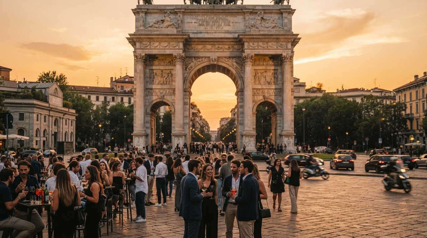 Sempione & Arco della Pace, Milano: l'ora elegante più verde della città