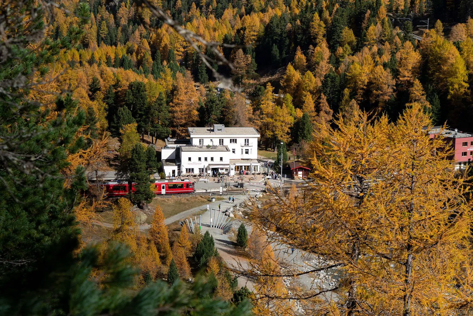 Morteratsch Glacier Trail & Hotel Morteratsch, Milan